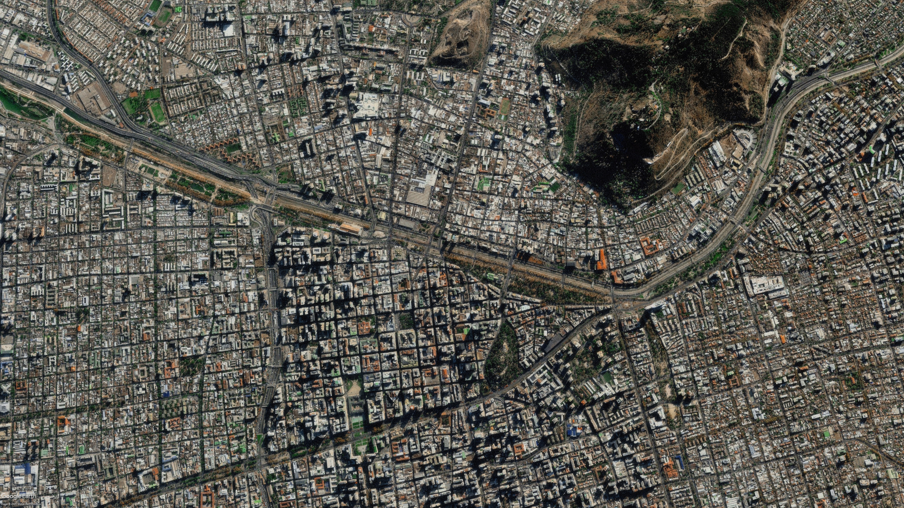 Figure 3. Historic centre of Santiago today