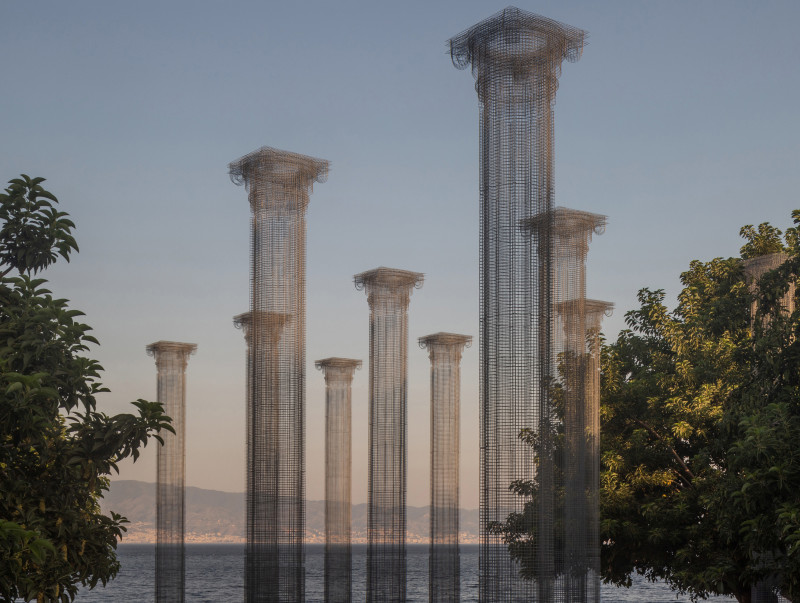 Edoardo Tresoldi, Opera, lungomare Falcomatà, Reggio Calabria, 2020 (© Roberto Conte)