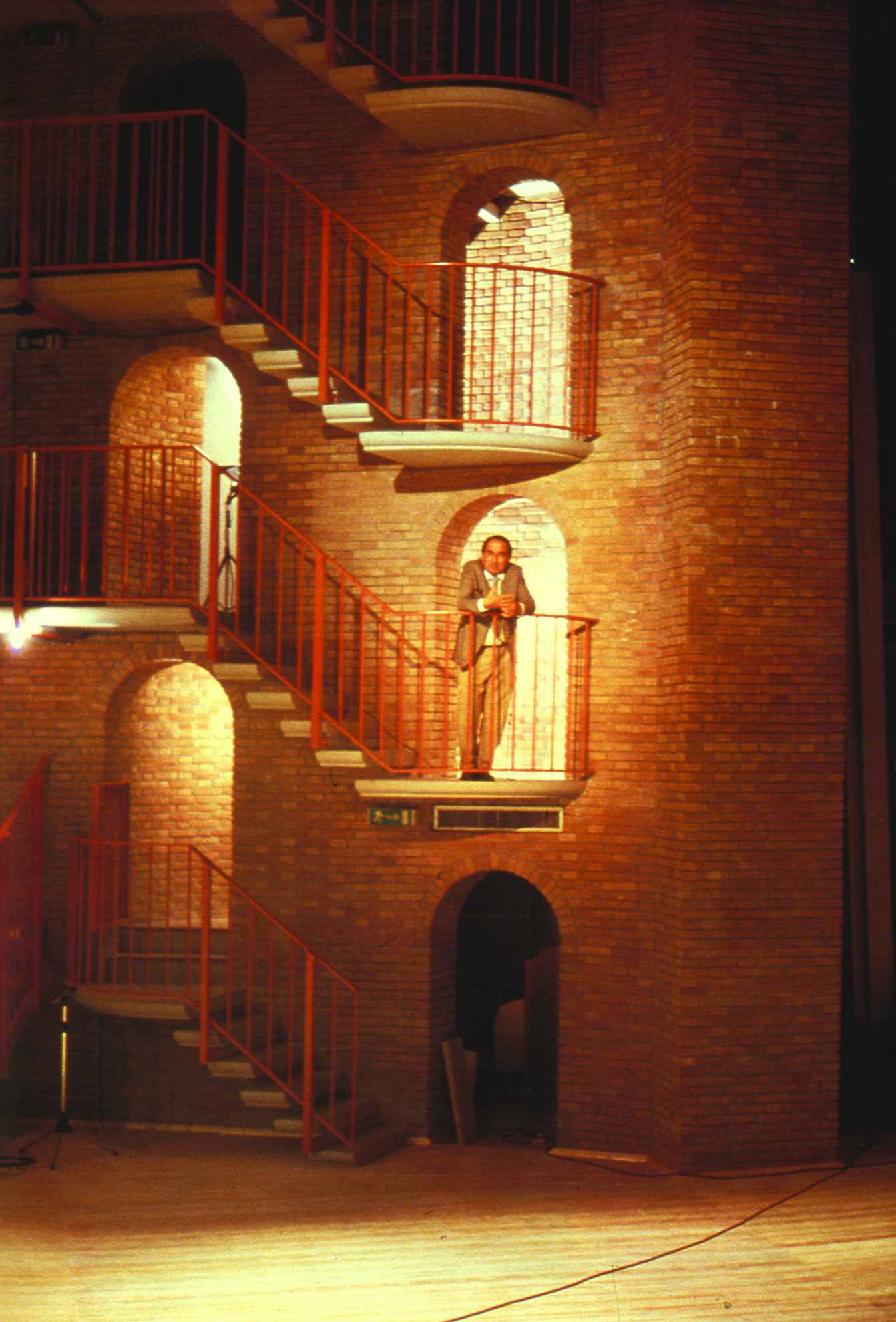 Figure 2. Marco Zanuso looking out from one of the audience galleries