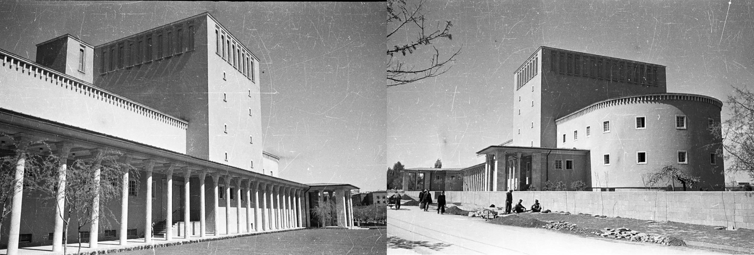 Figure 6. State Opera and Ballet building by Paul Bonatz. Salt Araştırma, Harika-Kemali Söylemezoğlu Archive, Inv. Nr. TSOH521. [URl: https://archives.saltresearch.org/handle/123456789/79546]
