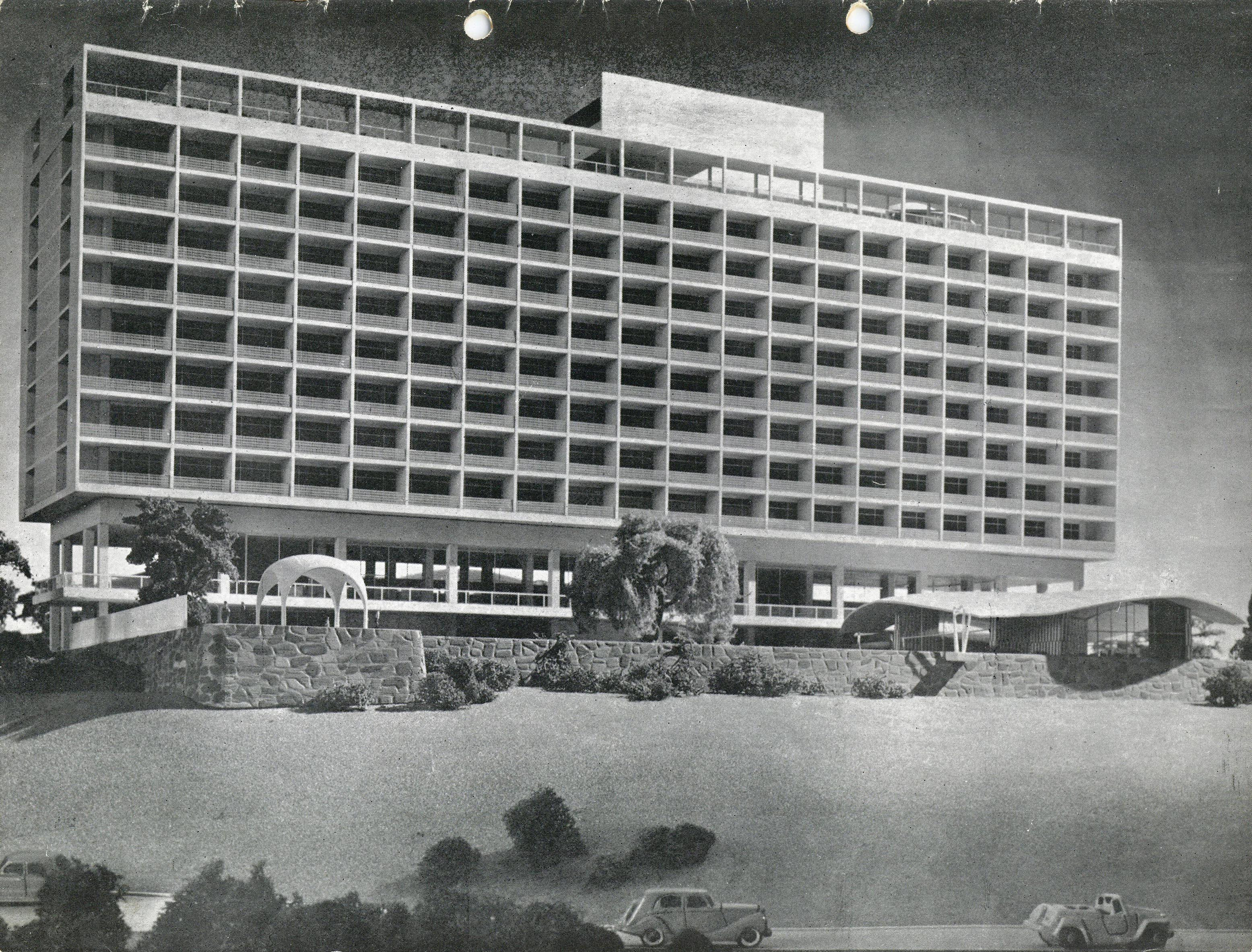 Figure 7. Hilton Hotel. SALT Araştırma - SALT Research Archive. Inv. Nr. TMDOC0001. [URl: https://archives.saltresearch.org/handle/123456789/199241]