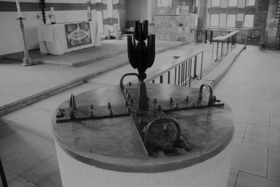 Figure 5b. Holy Redeemer, York, by George Pace. The interior soon after completion. Archive of the Holy Redeemer Church, York