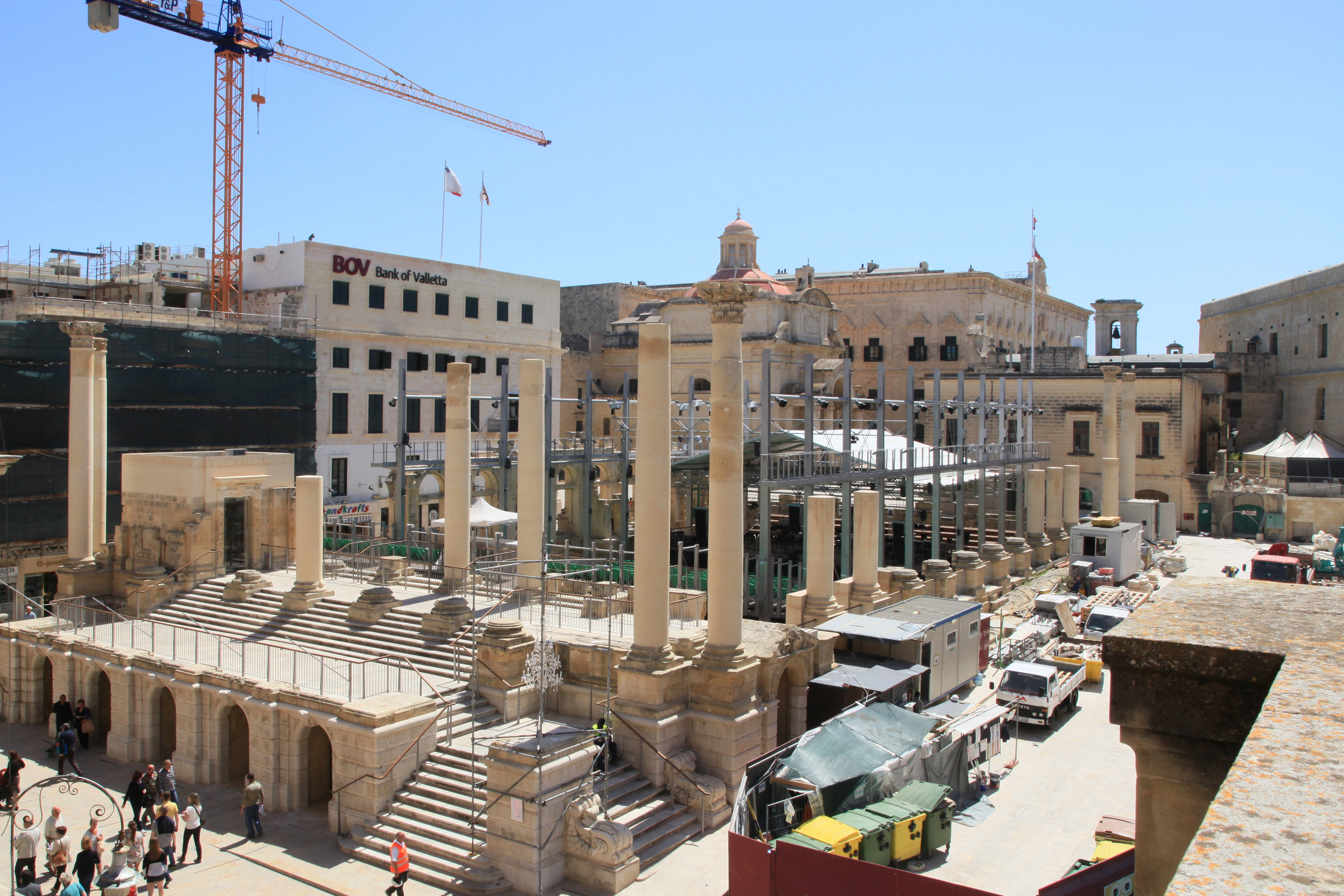 Figure 4. Valletta, Malta, Royal Opera House, Triq ir-Repubblika. Artwork in the public domain, https://commons.wikimedia.org, photo by Frank Vincentz