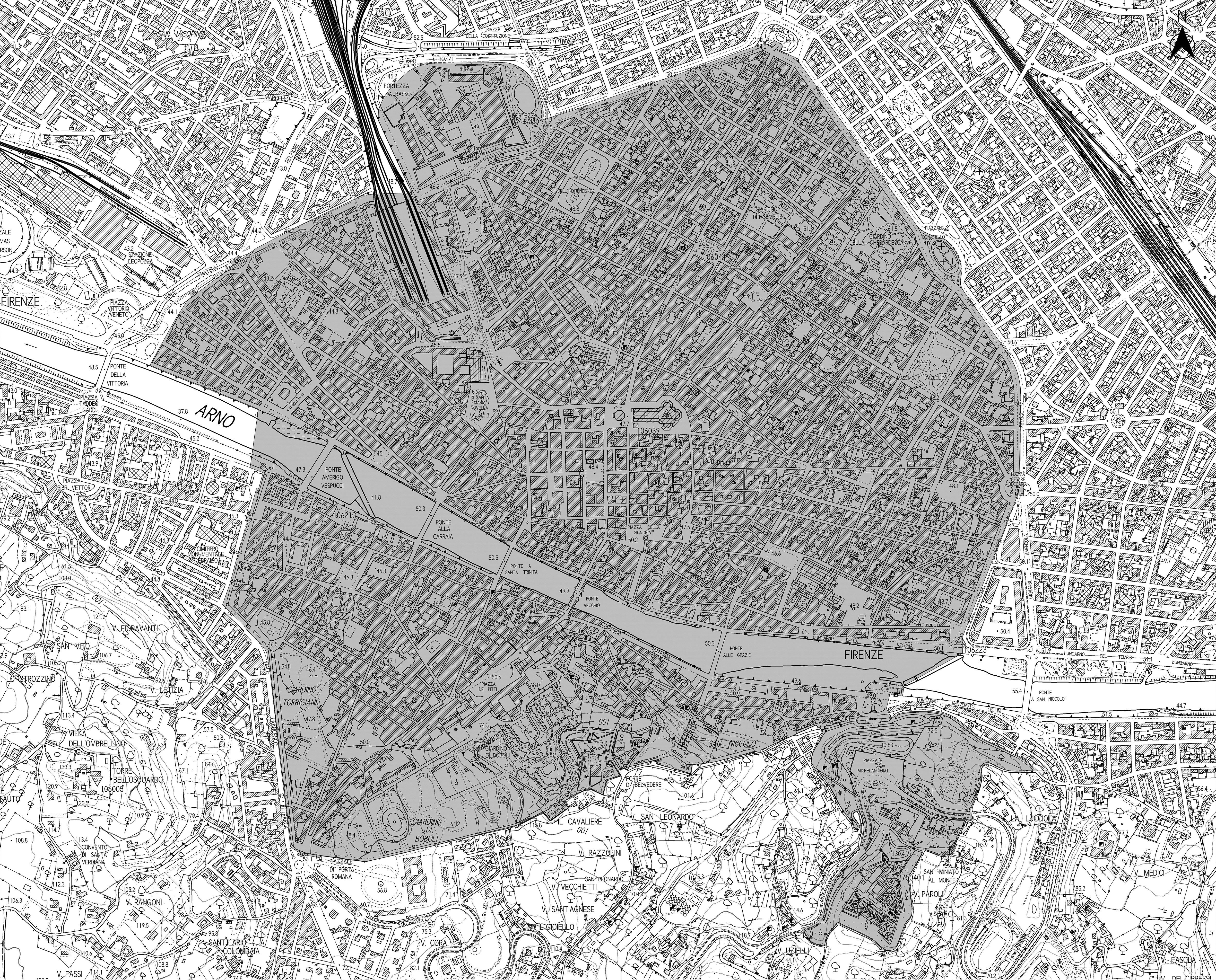 Figure 2. Core Zone, Florence World Heritage and relations with UNESCO Office