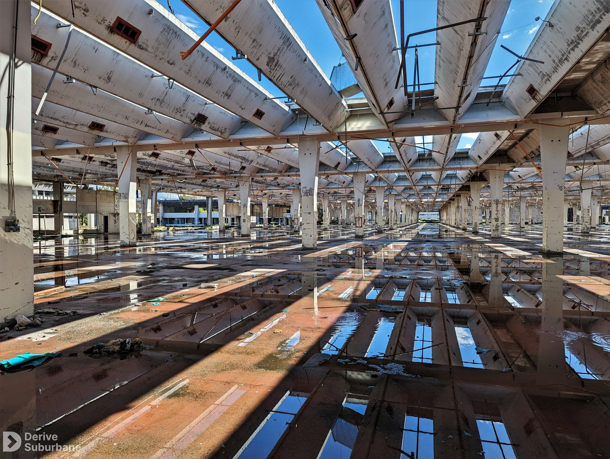Figure 5. The current condition of the Marcianise factory, April 2023. ©Derive Suburbane