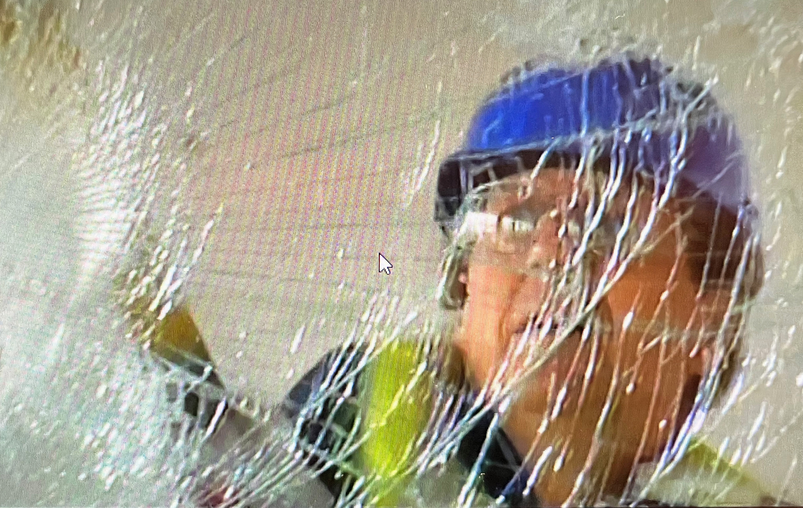 Figure 4. Presenter George Ferguson taking a sledgehammer to an interior wall of Westgate House, Newcastle. Source: Still from Demolition (Oxford Film and Television for Channel 4, 2005)